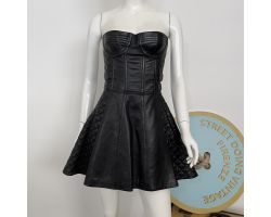 BALMAIN vestito in Pelle