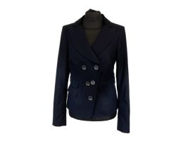 Giacca in Lana Blu Pinko